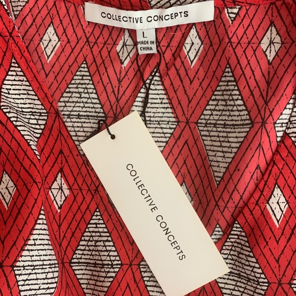 Collective Concepts Stitch Fix | Crop Top Red - Picture 9 of 9
